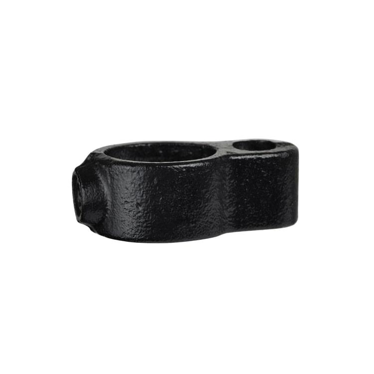 Buiskoppeling Scharnieroog - zwart-E / 48,3 mm